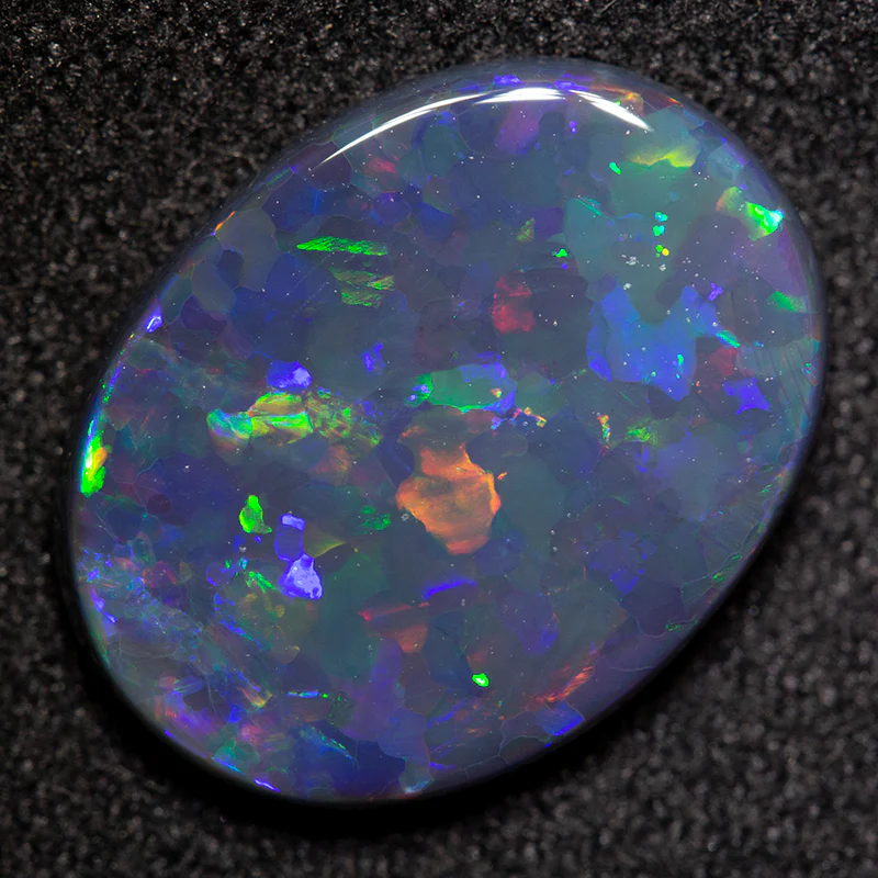 3.66 ct black opal 15x11.5x3 mm - Image 3