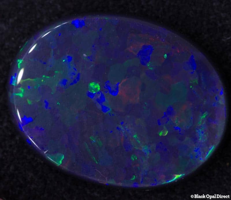 3.66 ct black opal 15x11.5x3mm - Image 2