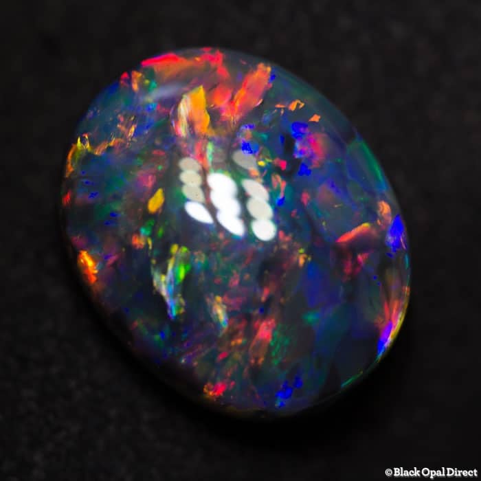 3.67 ct gem black opal collectors piece 12x9.5x4.5mm - Image 3