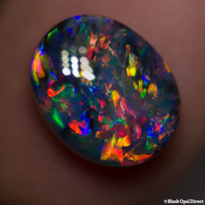 3.67 ct gem black opal collectors piece 12x9.5x4.5mm - Image 6