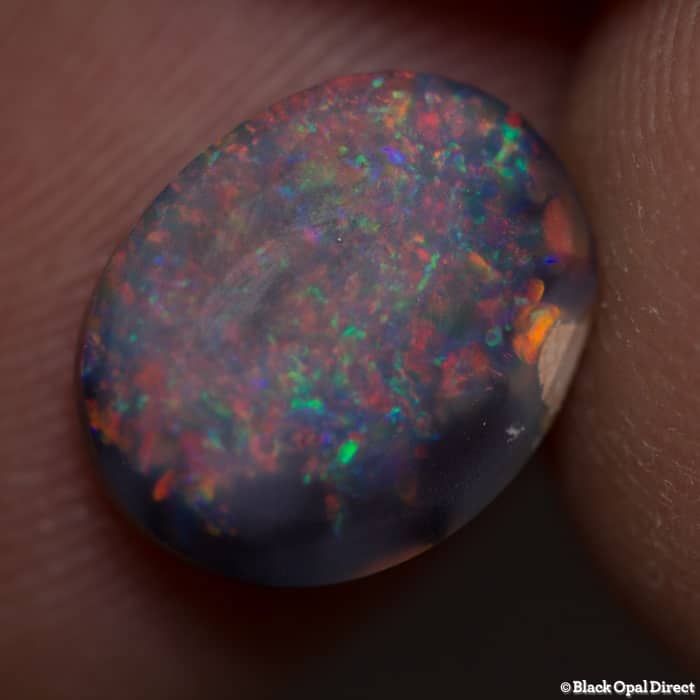 3.67 ct gem black opal collectors piece 12x9.5x4.5mm - Image 8