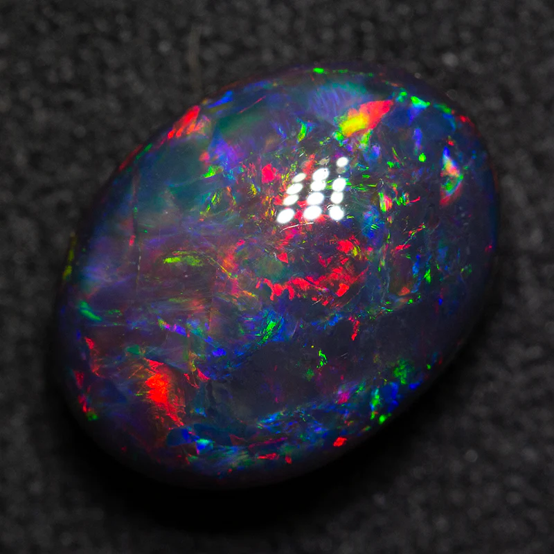 3.68 ct black opal 11.4x8.7x5.9mm - Image 5