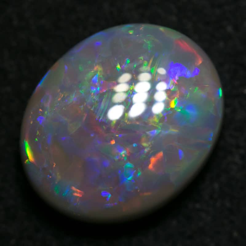 3.68 ct dark opal 12x10x4.5mm - Image 3