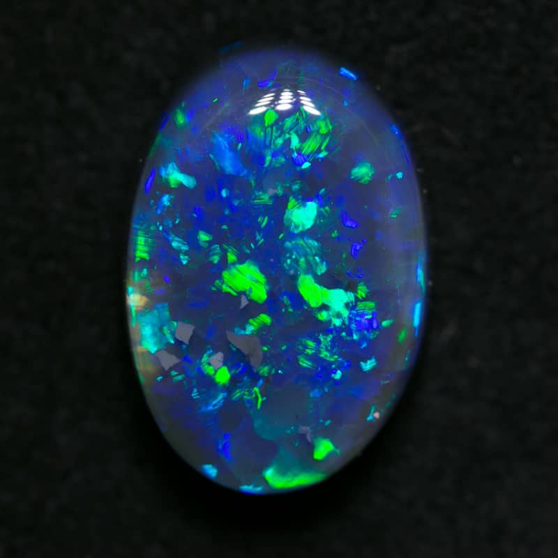 3.70 ct black opal 12x8x5mm - Image 2
