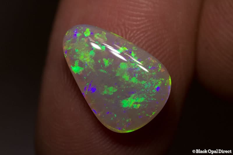 3.71 ct drop shape crystal opal double sided 15x10x4mm - Image 2