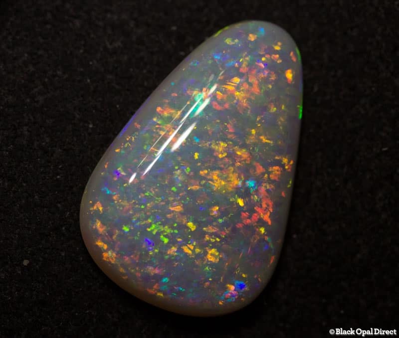 3.71 ct drop shape crystal opal double sided 15x10x4mm - Image 4