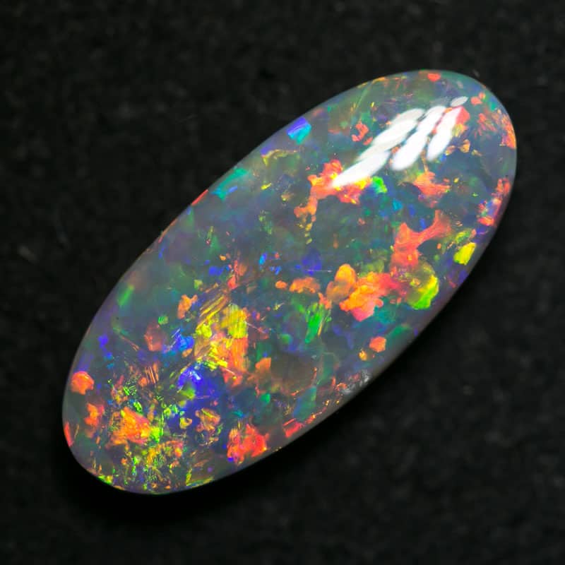 3.73 ct dark opal gem 17x8x4mm - Image 3