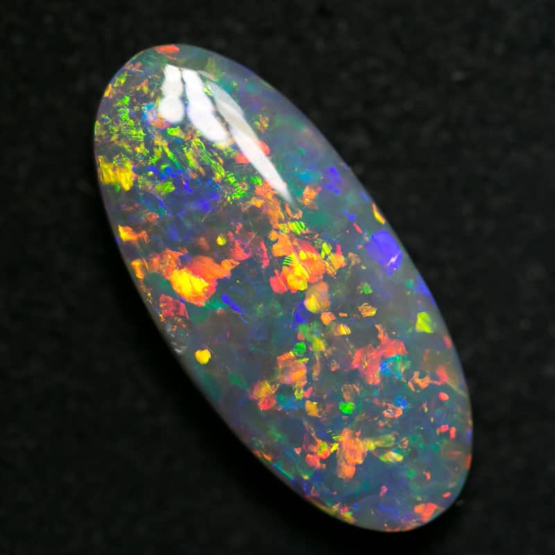3.73 ct dark opal gem 17x8x4mm - Image 4