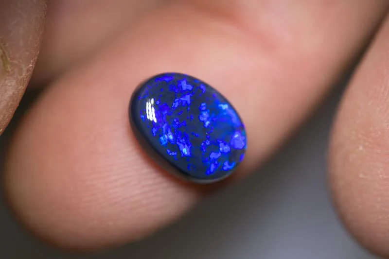 3.75 ct black opal 12x9x5mm - Image 2