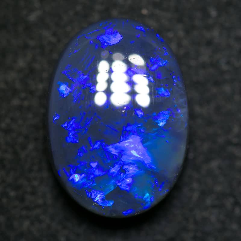 3.75 ct black opal 12x9x5mm - Image 4