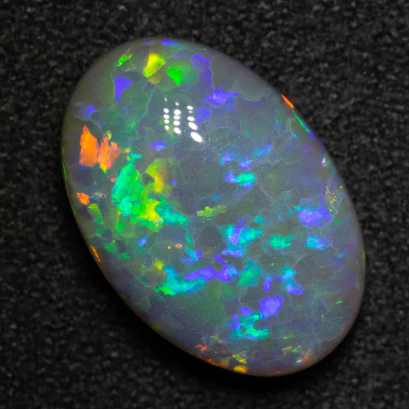 3.76 ct dark opal 13.6x9.3x4.8mm - Image 3