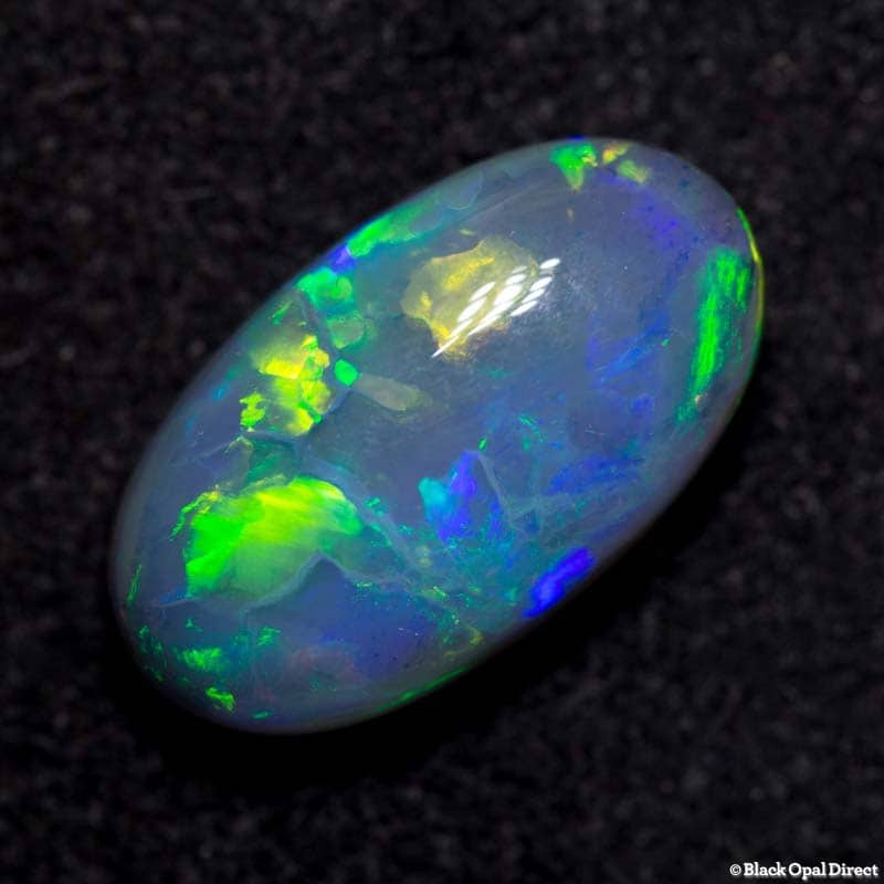 3.77 ct semi black opal 14x8x5mm - Image 4