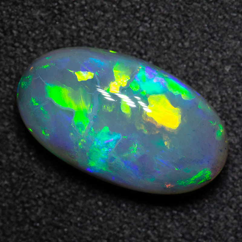 3.77 ct dark opal 14x8x5mm - Image 3