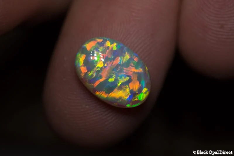 3.79 ct gem crystal opal 13x9x4.5mm - Image 2