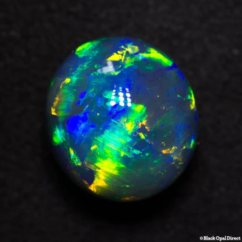 3.81 ct gem black opal 9.5x9x7mm - Image 3