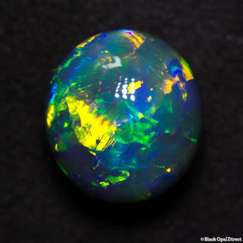 3.81 ct gem black opal 9.5x9x7mm - Image 4