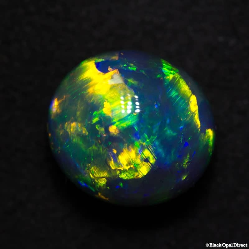 3.81 ct gem black opal 9.5x9x7mm - Image 5