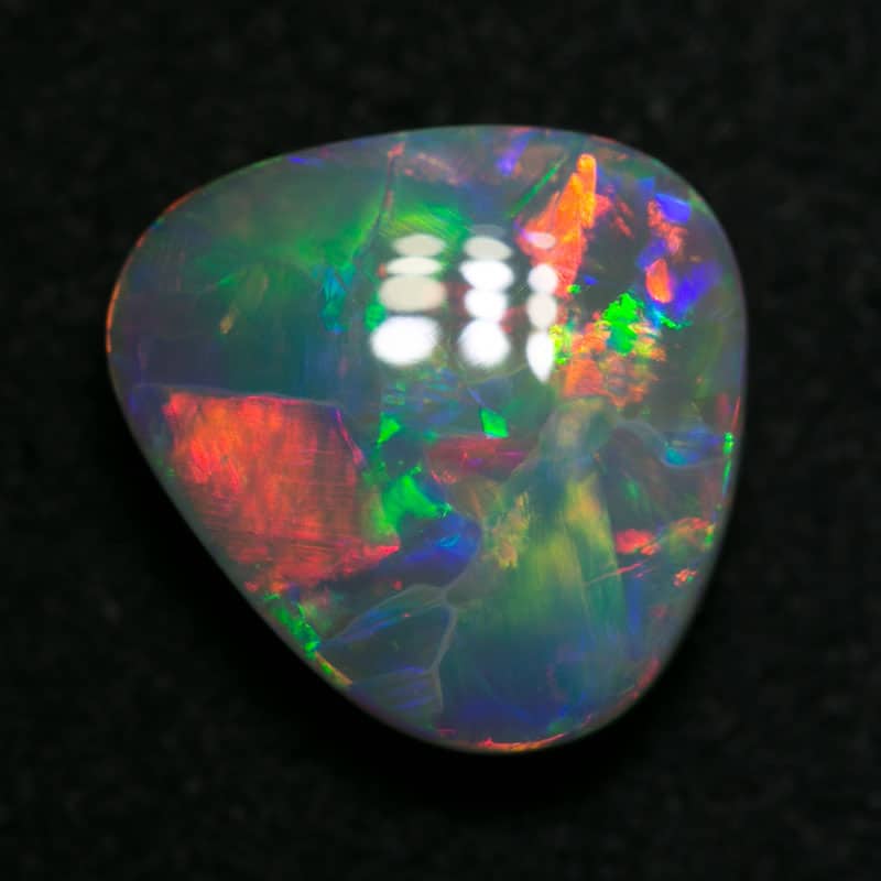 3.81 ct gem dark opal 12x11x5mm - Image 2