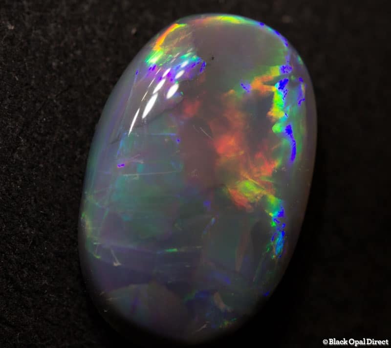 3.81 ct semi black opal 14x9x4mm - Image 3
