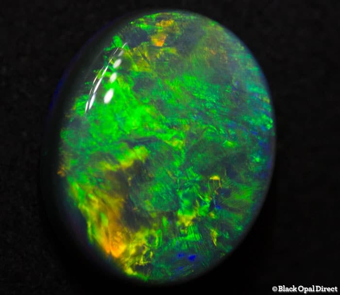 3.84 ct black opal 12x10x4.5mm - Image 3
