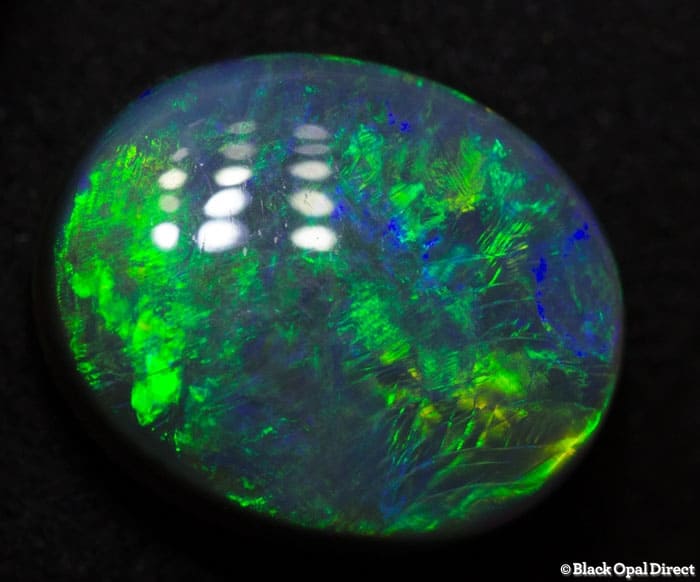 3.84 ct black opal 12x10x4.5mm - Image 4