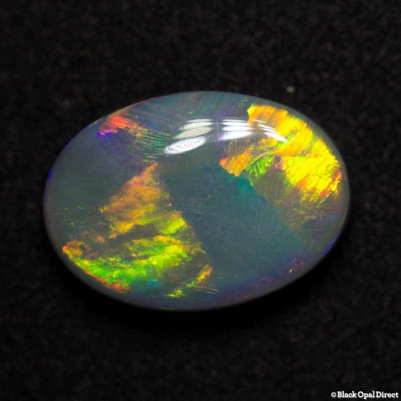 3.84 ct semi black opal double sided 13x9x4.2mm - Image 4