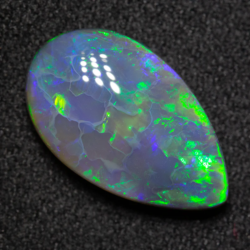 3.87 ct black opal 15x8.9x4.5mm - Image 4