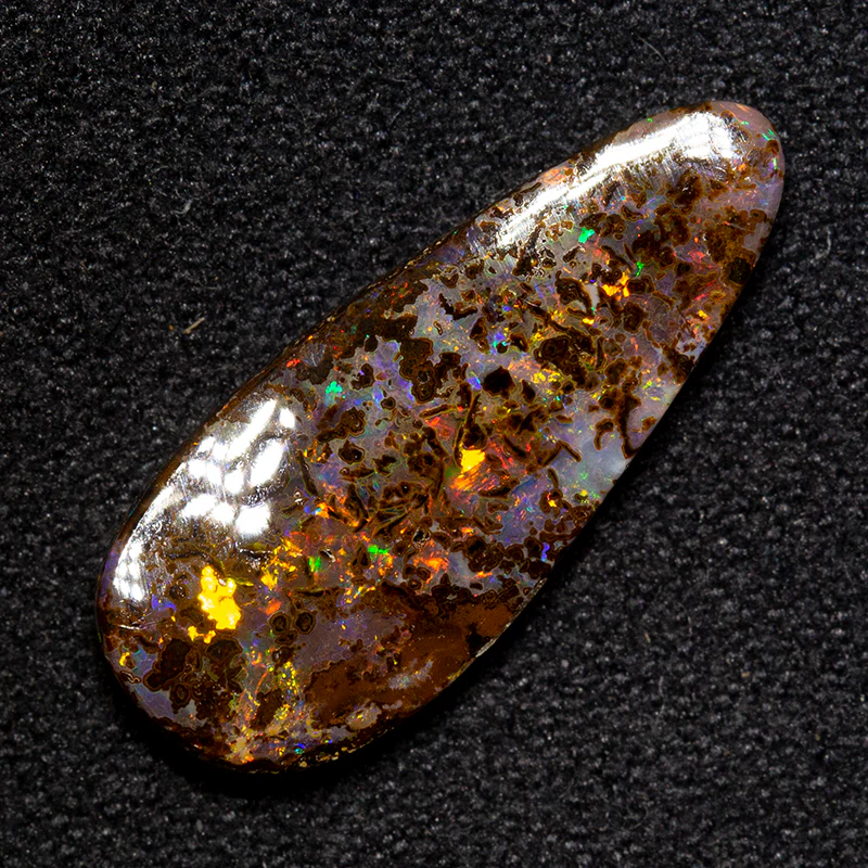 3.87 ct boulder opal 18.6x7.8x3mm - Image 2