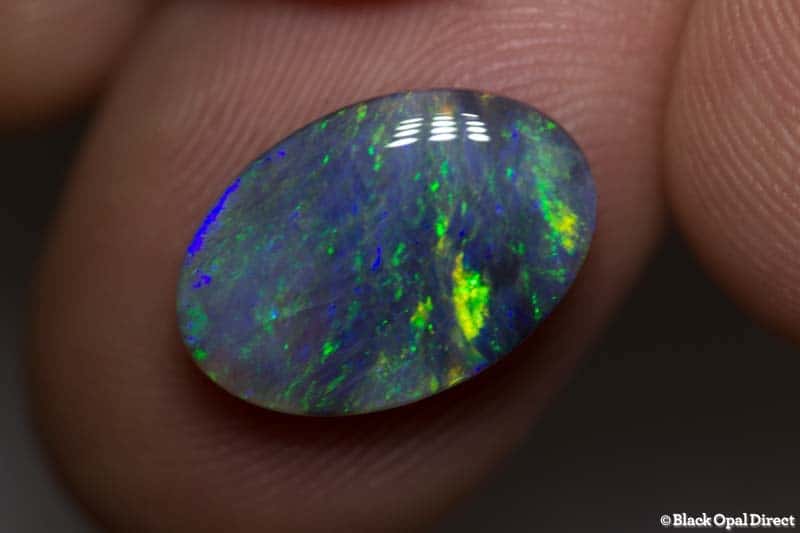 3.88 ct semi black opal 14.5x10x4mm For Lee - Image 2