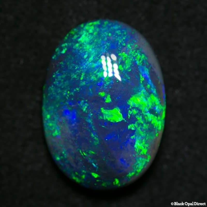 3.90 ct double sided black opal gem 13.5x10x4.5mm - Image 2