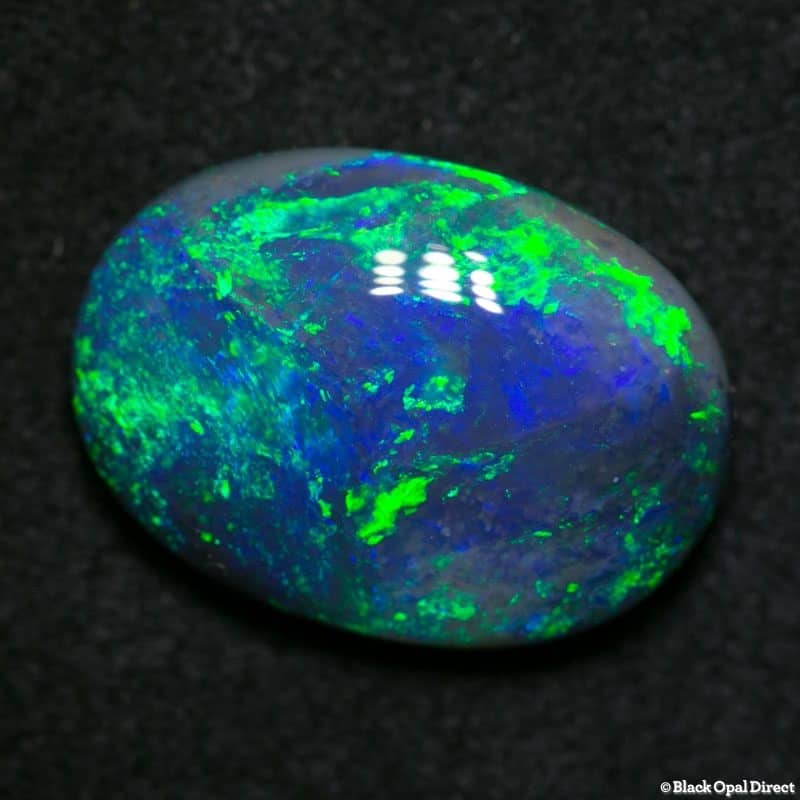 3.90 ct double sided black opal gem 13.5x10x4.5mm - Image 3