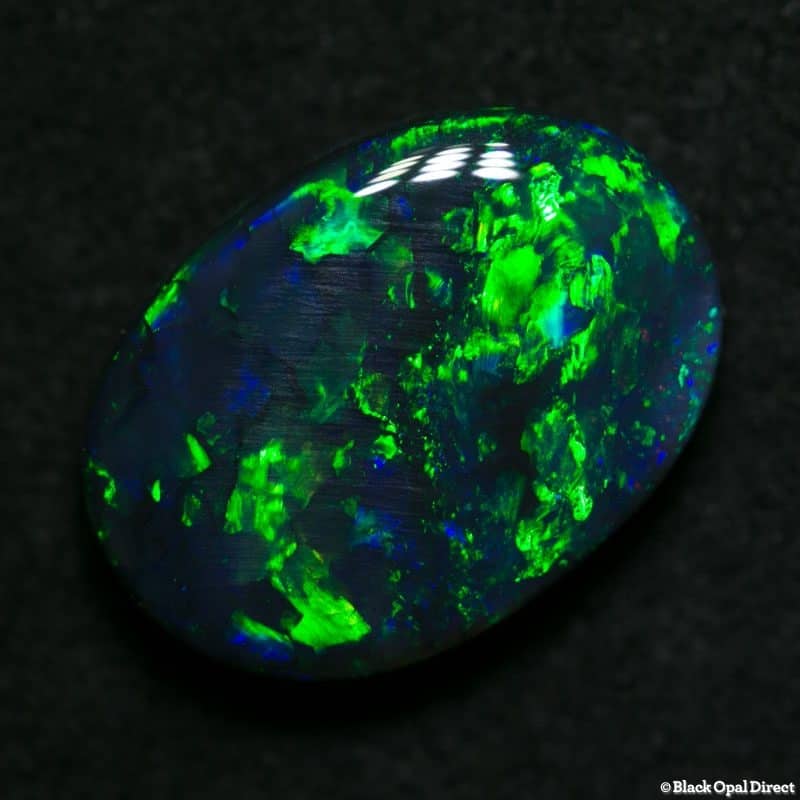 3.90 ct double sided black opal gem 13.5x10x4.5mm - Image 4