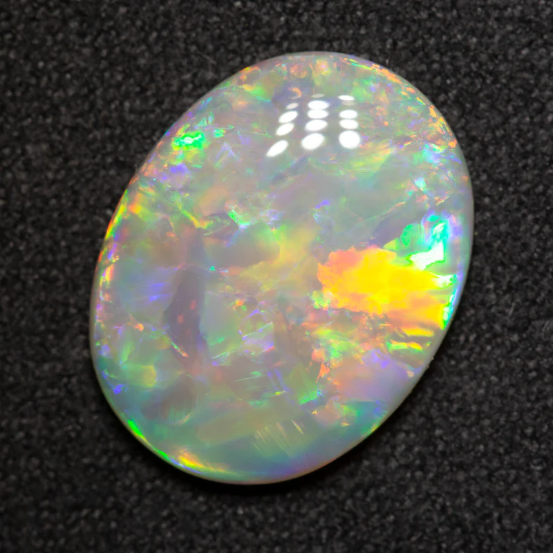 3.91 ct white opal 15x12x3mm - Image 3