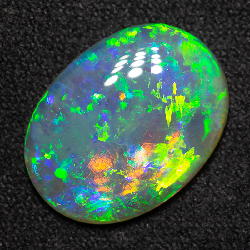 3.94 ct gem crystal opal 15x11x3mm - Image 2