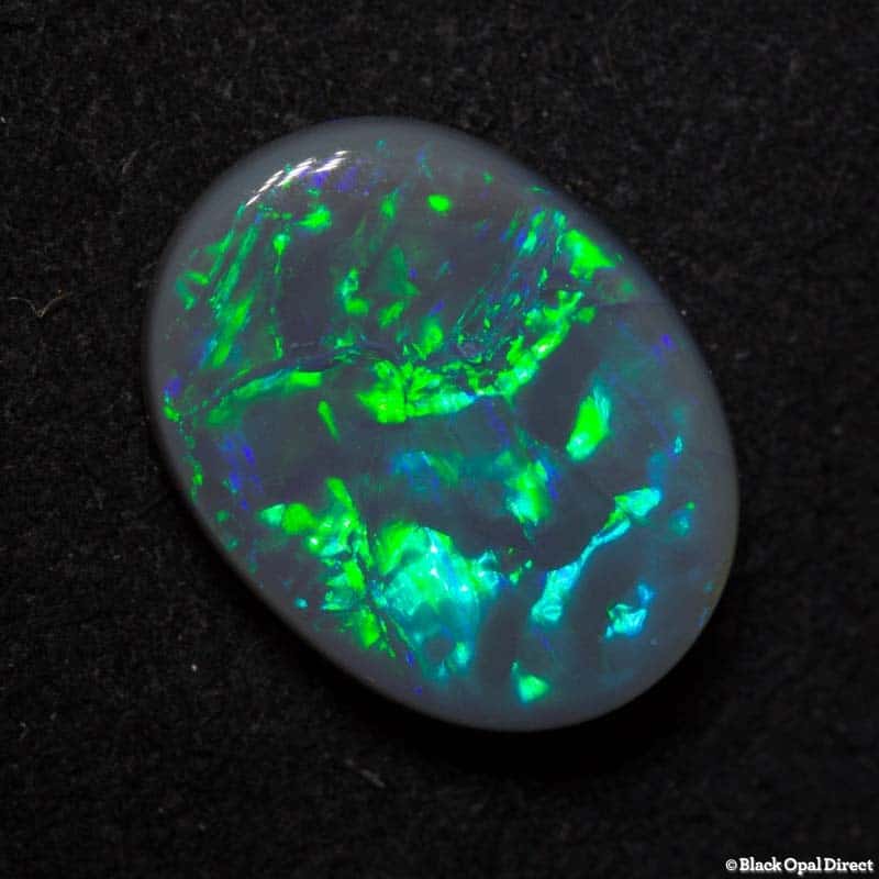 3.96 ct semi black opal 14x10x4mm - Image 2