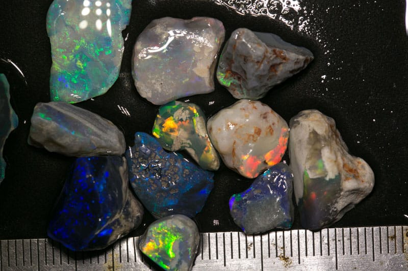 37 ct rough opal parcel 12 pieces - Image 2