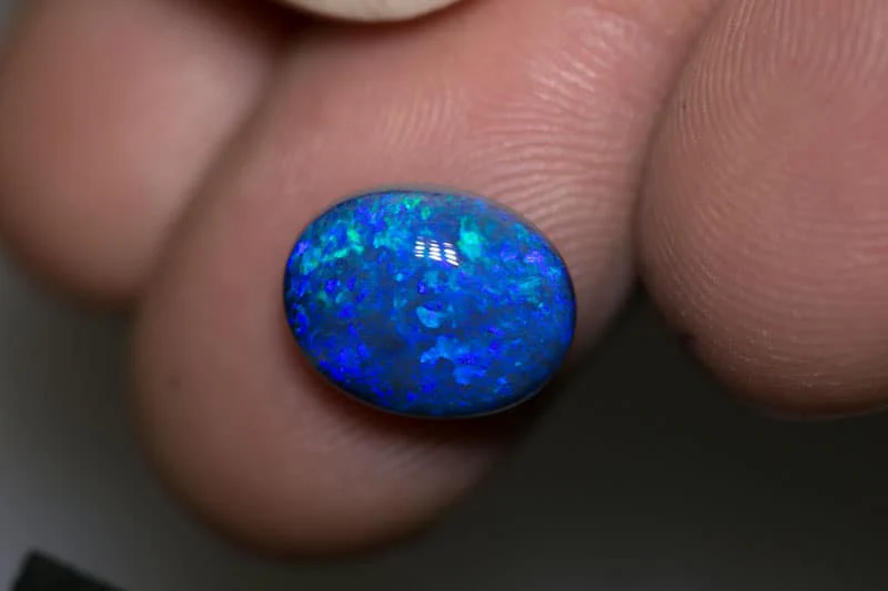 4.02 ct black opal 12x10x5.5mm - Image 2