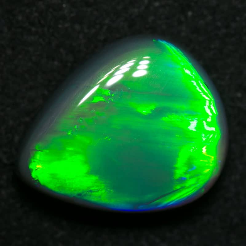 4.02 ct gem black opal 13x10.5x5mm - Image 4