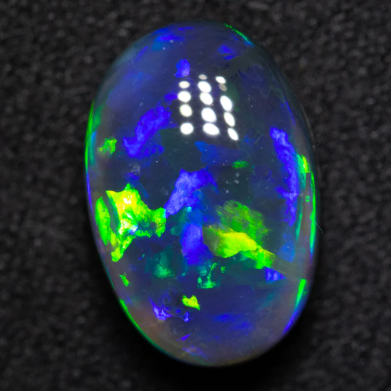 4.03 ct gem black opal 12.2x8.2x6.2mm - Image 3