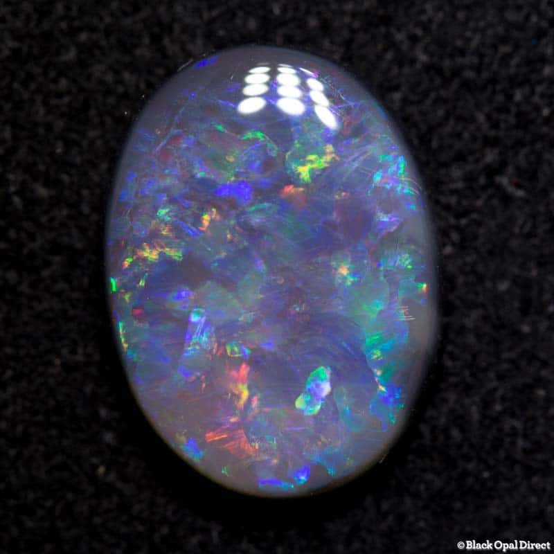 4.06 ct black opal 14x10x4mm - Image 3