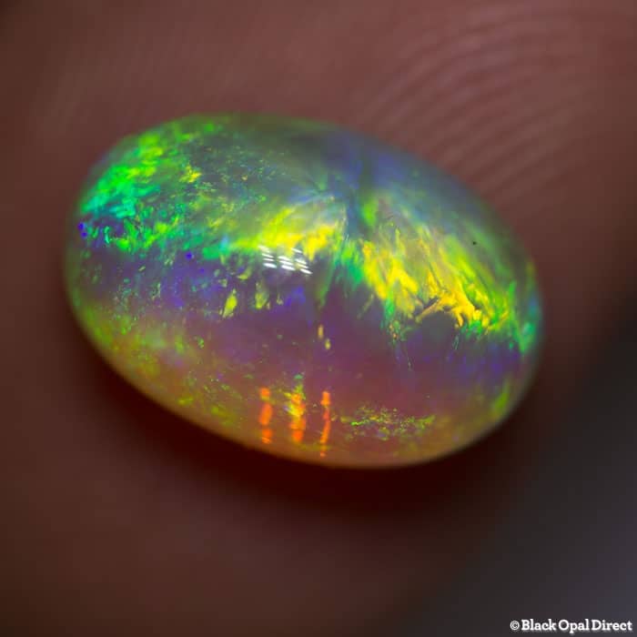 4.08 ct gem crystal opal 12x8x7mm - Image 4