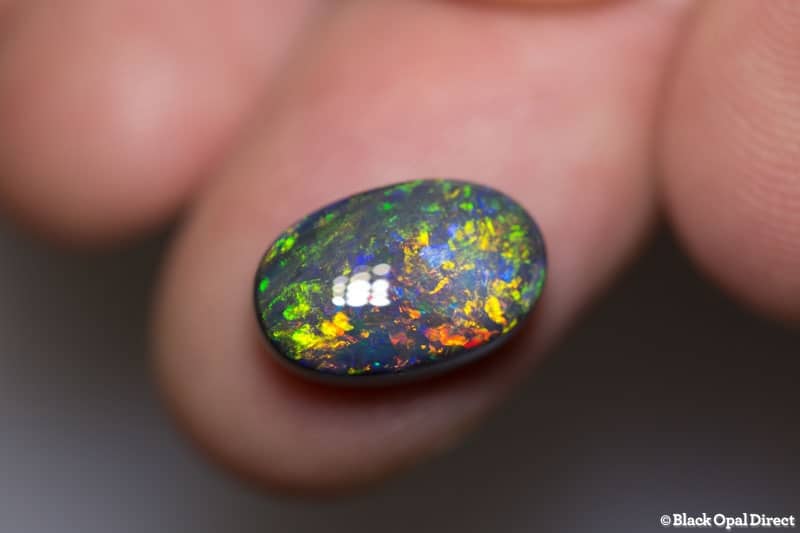 4.12 ct black opal 13.5x8.5x5mm - Image 3