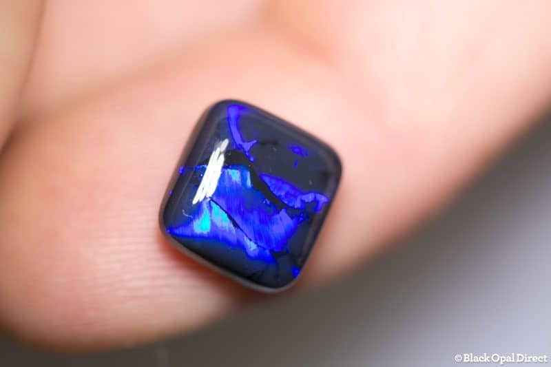 4.12 ct cushion cut black opal 10.5x10x5mm - Image 2