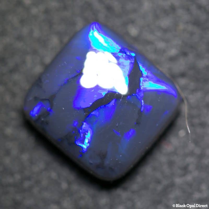 4.12 ct cushion cut black opal 10.5x10x5mm - Image 4