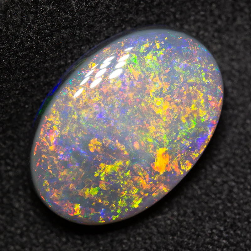 4.12 ct dark opal 13.8x9.5x4.5mm - Image 3