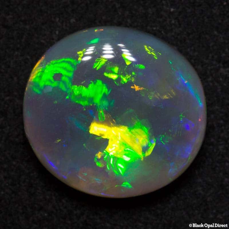 4.13 ct semi black crystal opal 12x11x4.5mm - Image 3
