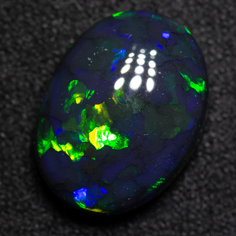 4.22 ct black opal 12.5x9.5x5mm - Image 2