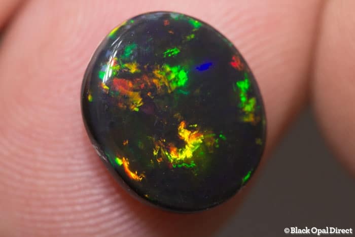4.32 ct gem black opal 12.5x11x4.5mm - Image 3