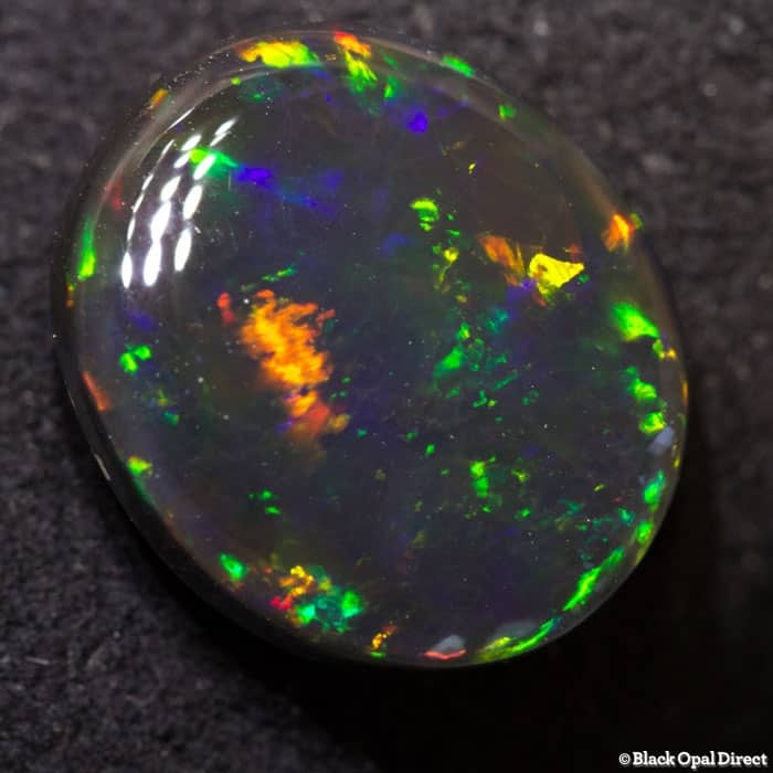 4.32 ct gem black opal 12.5x11x4.5mm - Image 4
