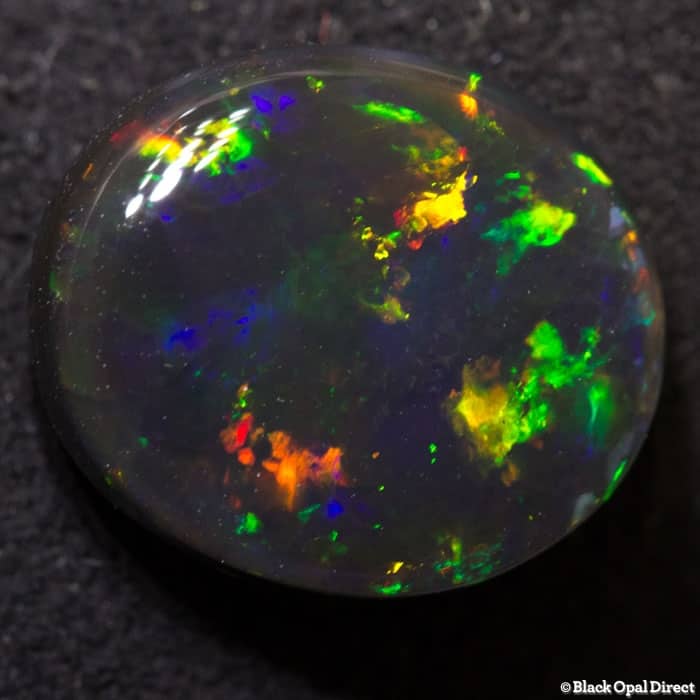 4.32 ct gem black opal 12.5x11x4.5mm - Image 5